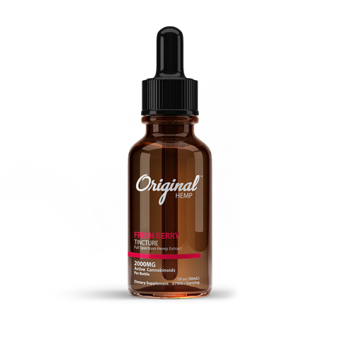 Fresh Berry Tincture | Full Spectrum CBD Extract (30mL) - 2000mg - Original Hemp