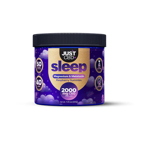CBD+ Sleep Raspberry Gummies 2000mg